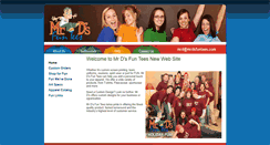 Desktop Screenshot of mrdsfuntees.com